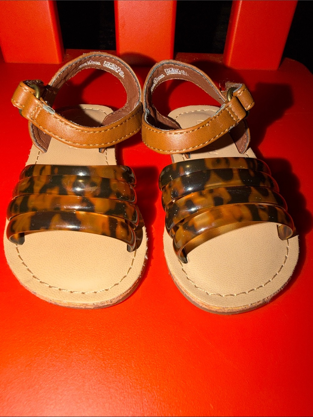 Old Navy Kids Tortoiseshell Strap Sandals in Brown